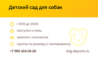 Детский сад для собак