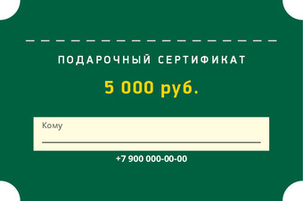 Шаблон визитки «СТУДИЯ ТОРЖЕСТВ» — оборотная сторона
