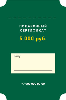 Шаблон визитки «СТУДИЯ ТОРЖЕСТВ» — оборотная сторона