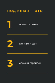 Шаблон визитки «Энергострой» — оборотная сторона