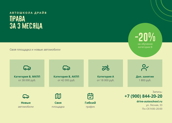 Автошкола Драйв