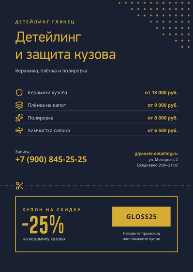 Детейлинг Глянец